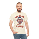 Graphic T‑Shirt — "Big Dick's Farm Supply" Vintage Cartoon Logo Tee