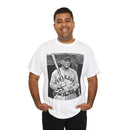 Vintage Chicago Baseball Photo T-Shirt — Retro Black & White Player Legend Tee