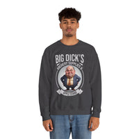 "Big Dick's Archery Supplies & Apple Stand" Funny Crewneck Sweatshirt