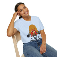 T-Shirt — 'I DON'T THINK SO!!!' Cartoon Character Graphic Tee