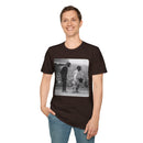 Vintage Baseball Umpire and Batter Photo T-Shirt