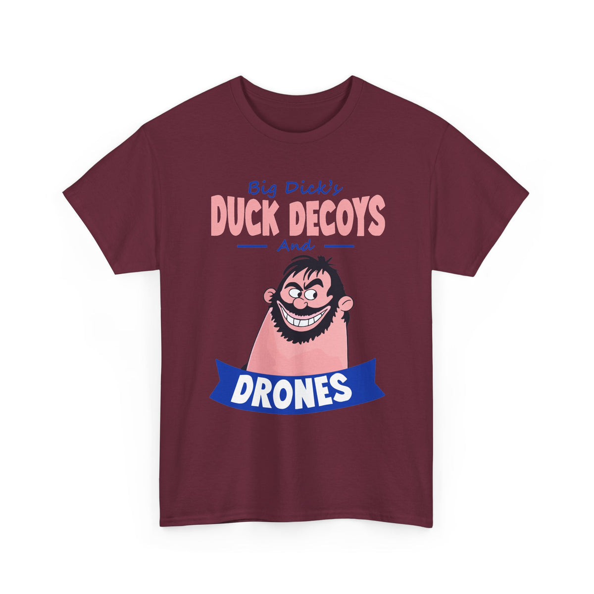 Duck Decoys and Drones T-Shirt — Funny Hunting Cartoon Tee