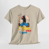 Retro Cartoon 'I Yam What I Yam' Graphic Tee