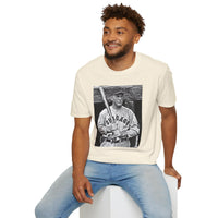 Vintage Cricket Player Photo T-Shirt — Retro Sports Tee