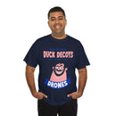 Duck Decoys and Drones T-Shirt — Funny Hunting Cartoon Tee