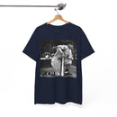 Vintage Baseball Photo T-Shirt – Classic Kneeling Player Graphic Tee