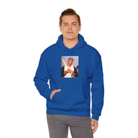 Photo Graphic Hoodie — Vintage Portrait Print Pullover
