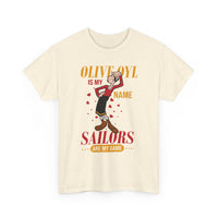 Popeye "Olive Oyl Is My Name, Sailors Are My Game" Graphic T-Shirt