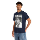 Vintage Baseball Portrait T-Shirt – Classic Retro Player Tee