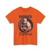 Distillery T‑Shirt — "Dickie's Distillery" Vintage Santa Illustration Tee