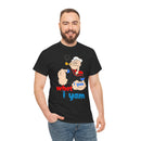 Popeye "I Yam What I Yam" Graphic Tee — Retro Cartoon Sailor Humor T-Shirt