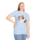 Chicken Cartoon T-Shirt — "That’s a Joke Son! You Missed It! Flew Right By Ya!"