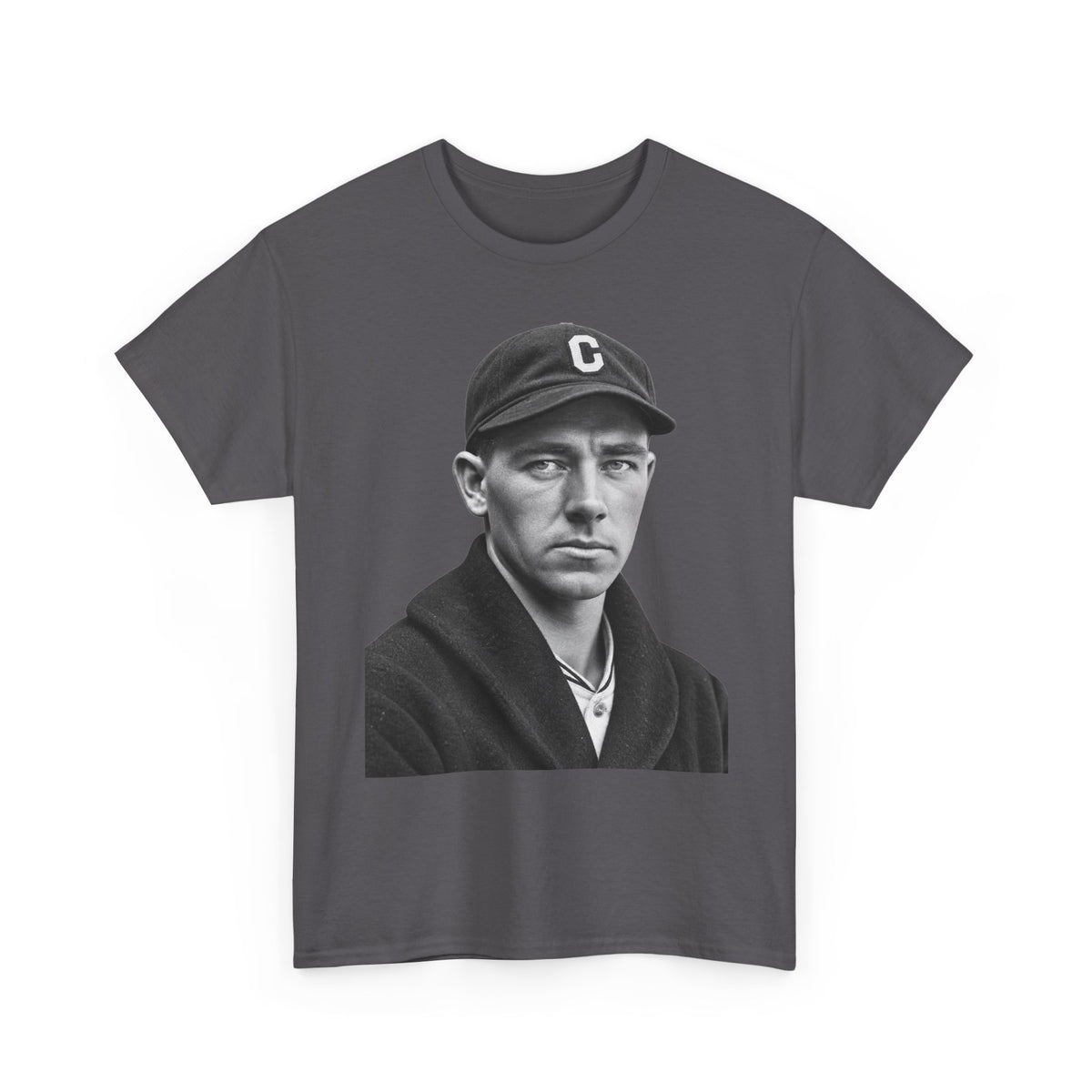 Vintage Baseball Player Portrait Tee