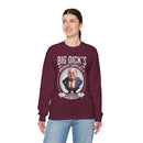 "Big Dick's Archery Supplies & Apple Stand" Funny Crewneck Sweatshirt
