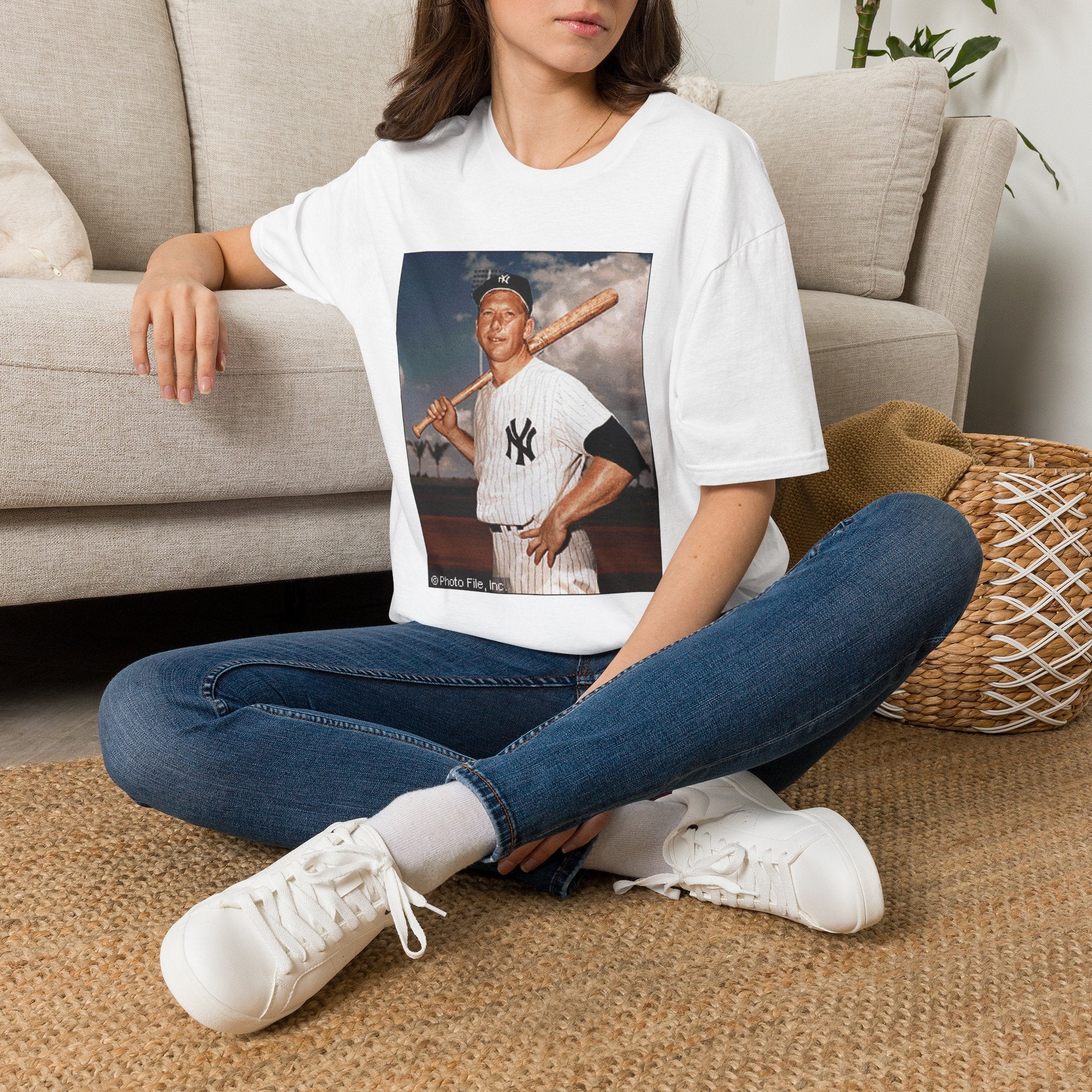 Vintage Yankees Babe Ruth Photo T-Shirt