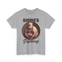Distillery T‑Shirt — "Dickie's Distillery" Vintage Santa Illustration Tee