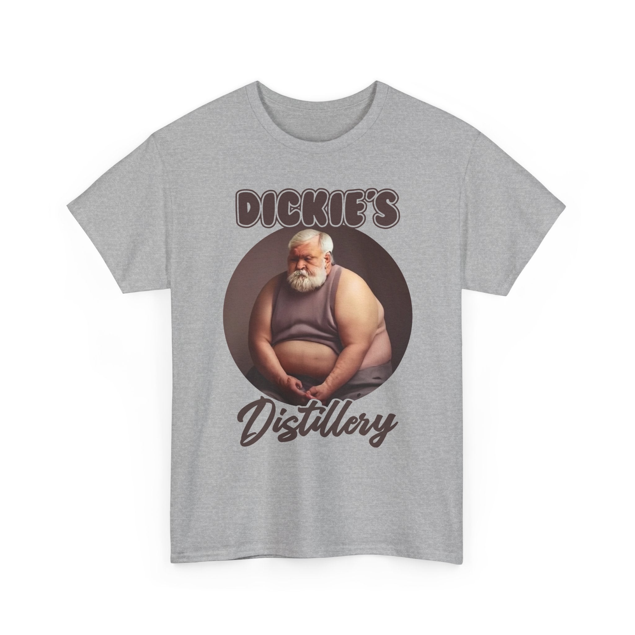 Distillery T‑Shirt — "Dickie's Distillery" Vintage Santa Illustration Tee
