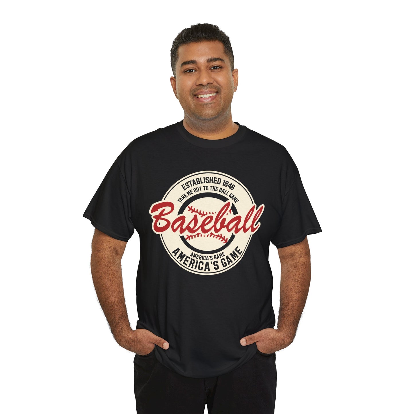 Vintage 'America's Game' Baseball T-Shirt — Retro Baseball Fan Tee