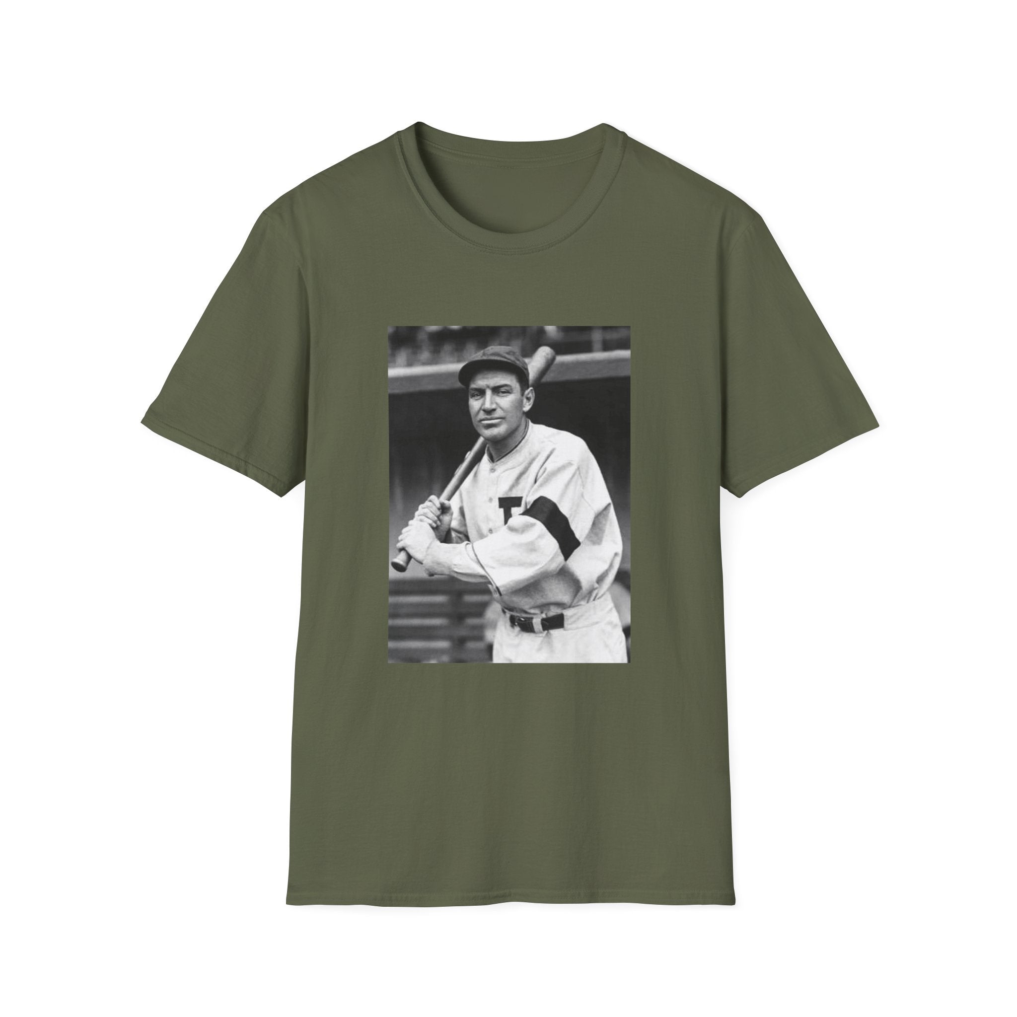 Vintage Baseball Player Photo T-Shirt