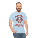 Graphic T‑Shirt — "Big Dick's Farm Supply" Vintage Cartoon Logo Tee