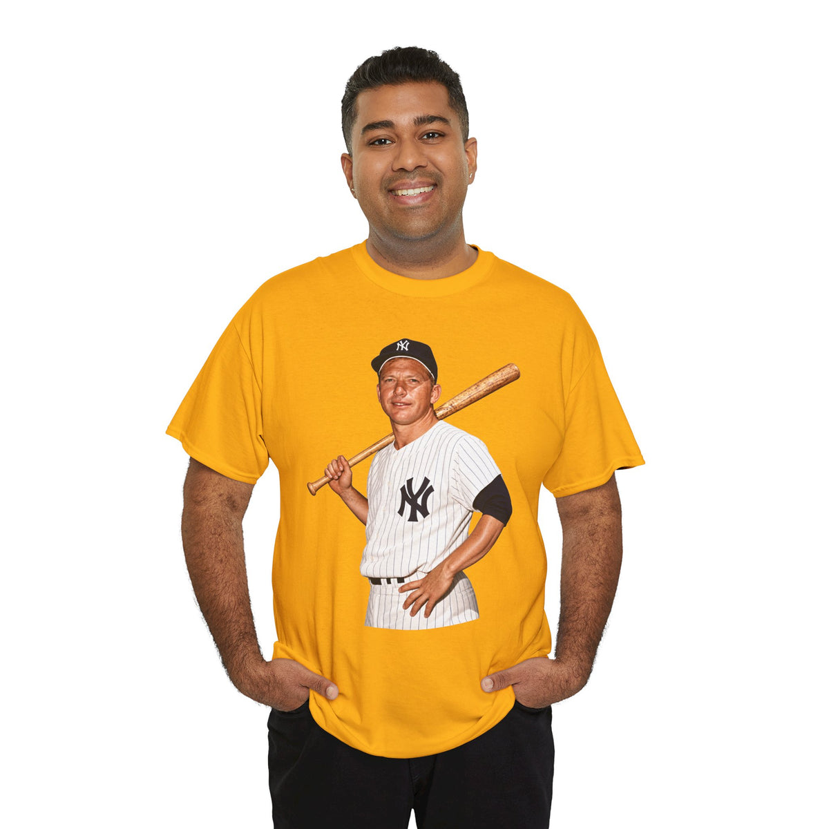 Vintage New York Yankees Baseball Player T-Shirt – Retro Batter Graphic Tee