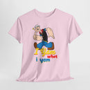 Retro Cartoon 'I Yam What I Yam' Graphic Tee
