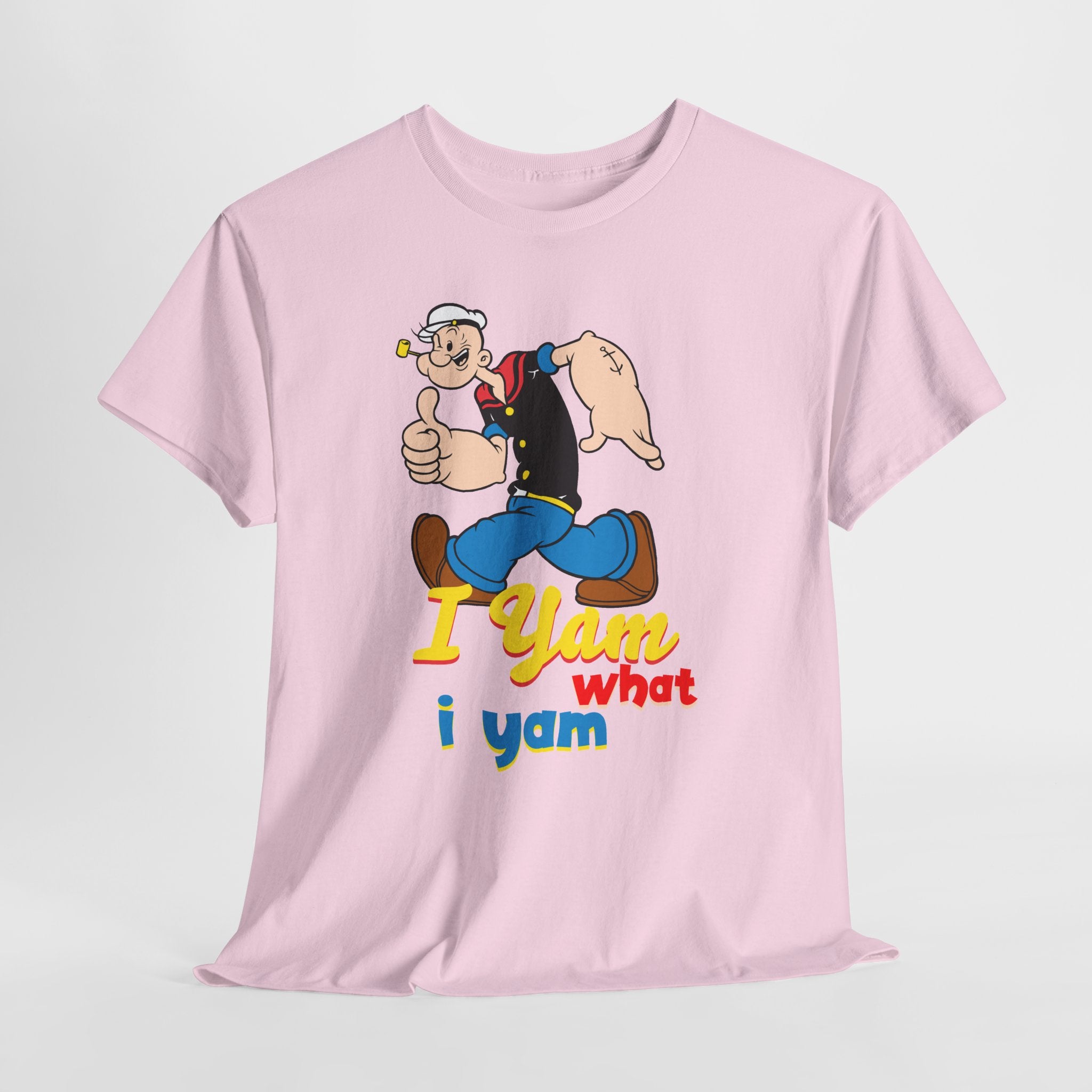 Retro Cartoon 'I Yam What I Yam' Graphic Tee