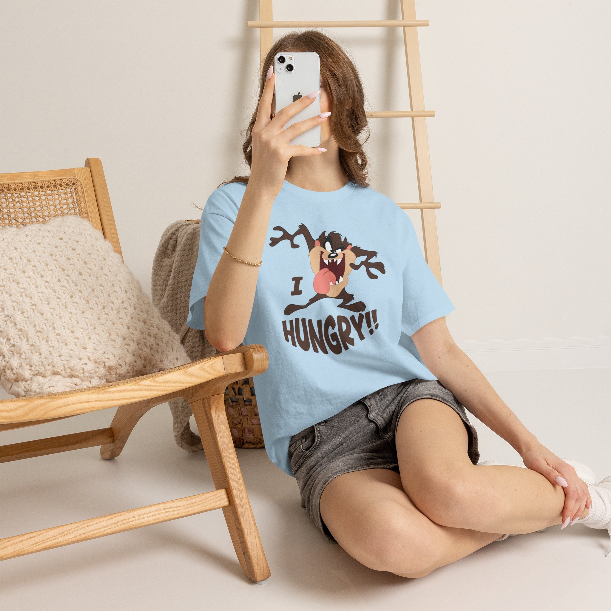 I’m Hungry!! T-Shirt — Taz Cartoon Funny Graphic Tee for Fans & Food Lovers