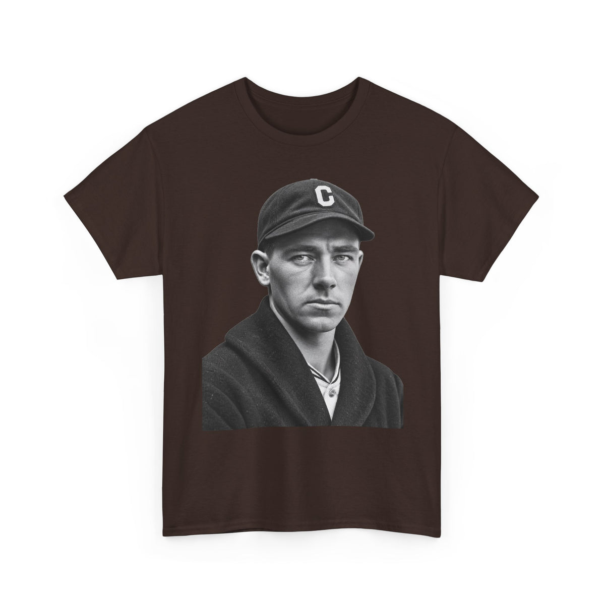 Vintage Baseball Player Portrait Tee