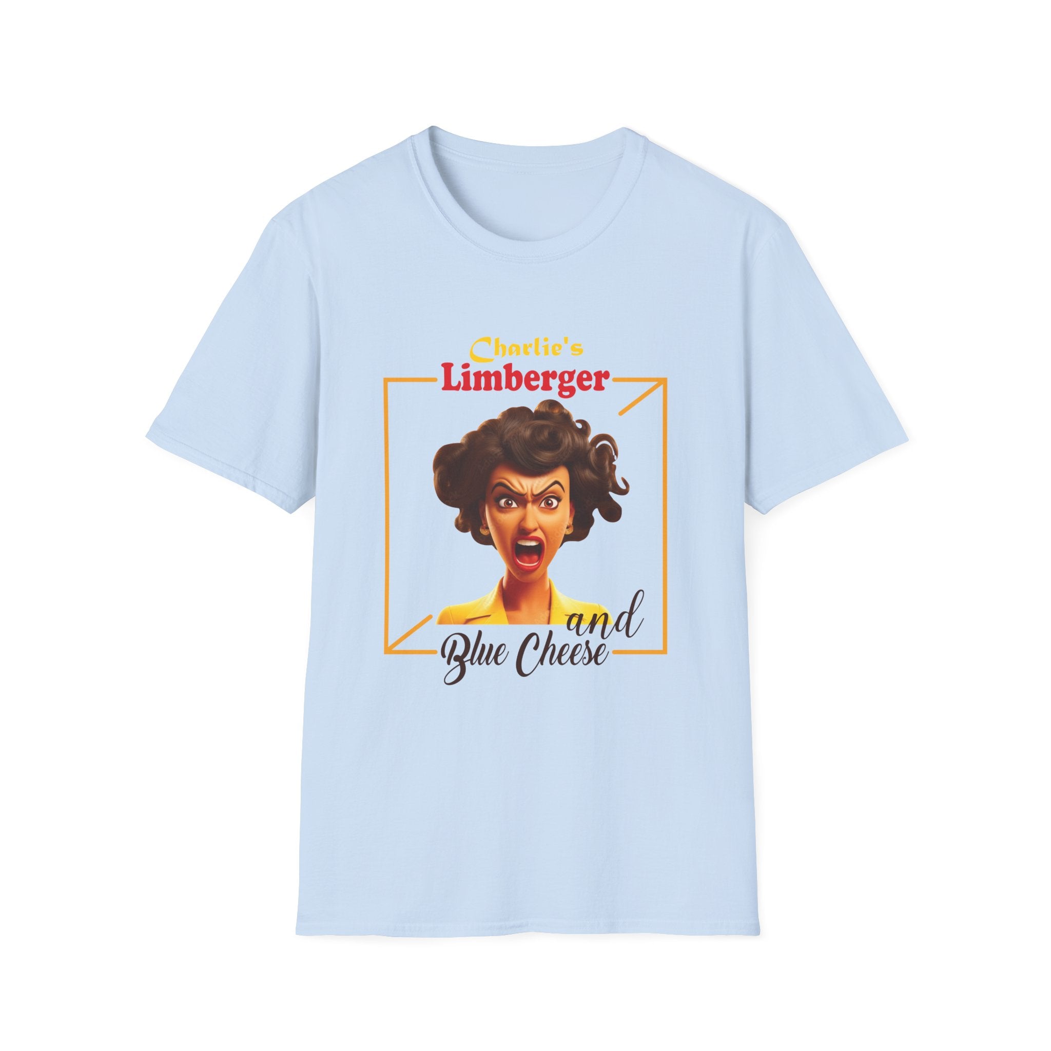 Charlie’s Limberger T-Shirt — Vintage Angry Cheese Graphic Tee