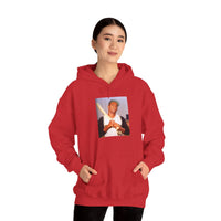 Photo Graphic Hoodie — Vintage Portrait Print Pullover