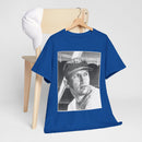 Vintage Baseball Portrait T-Shirt – Classic Retro Player Tee