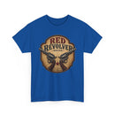 Red Revolver Graphic T-Shirt — Retro Western Guns Emblem