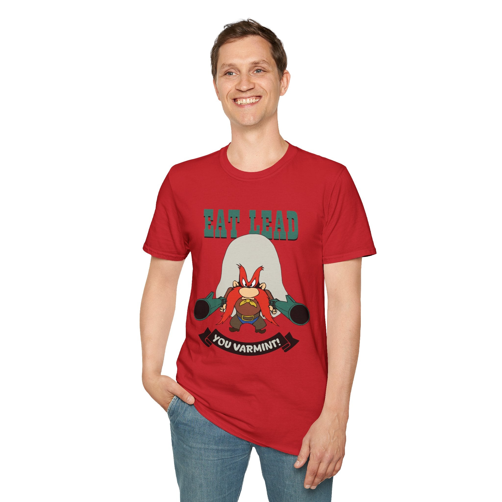 Eat Lead Varmint T-Shirt — Funny Looney Tunes-Inspired Graphic Tee