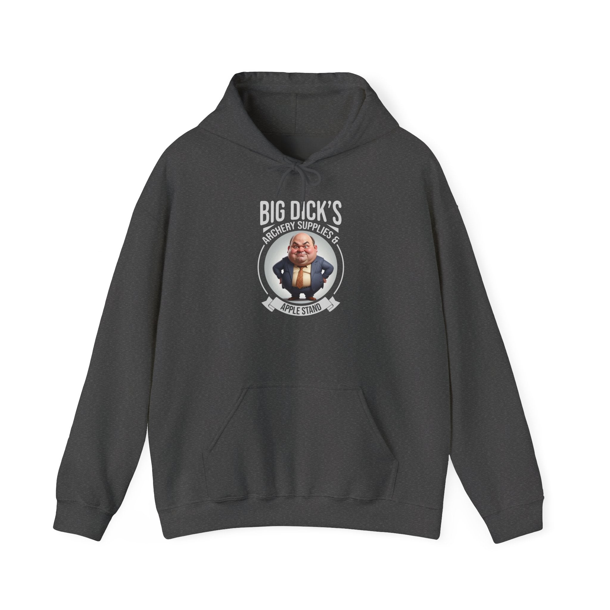 Big Dick's Archery Supplies & Apple Stand Novelty Graphic Hoodie
