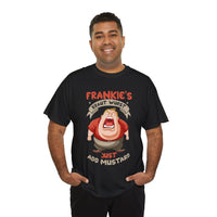 Frankie's Kraut Wurst Funny Graphic Tee — "Just Add Mustard" Novelty T-Shirt