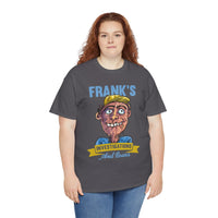 Frank's Investigations and Loans Funny Retro Character Vintage Humor Graphic T- Shirt