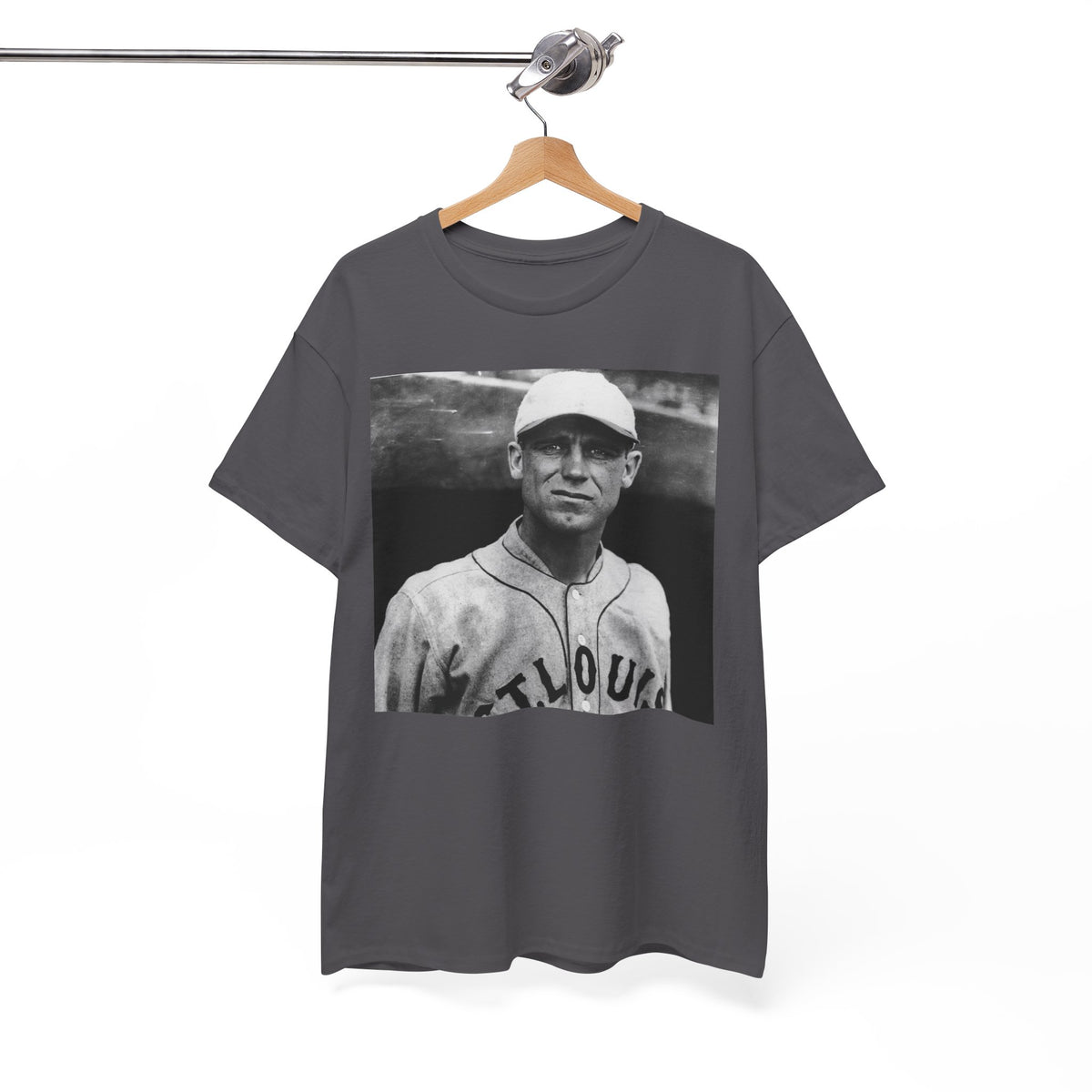 Vintage Baseball Photo Tee — St. Louis Retro Player Graphic T-Shirt