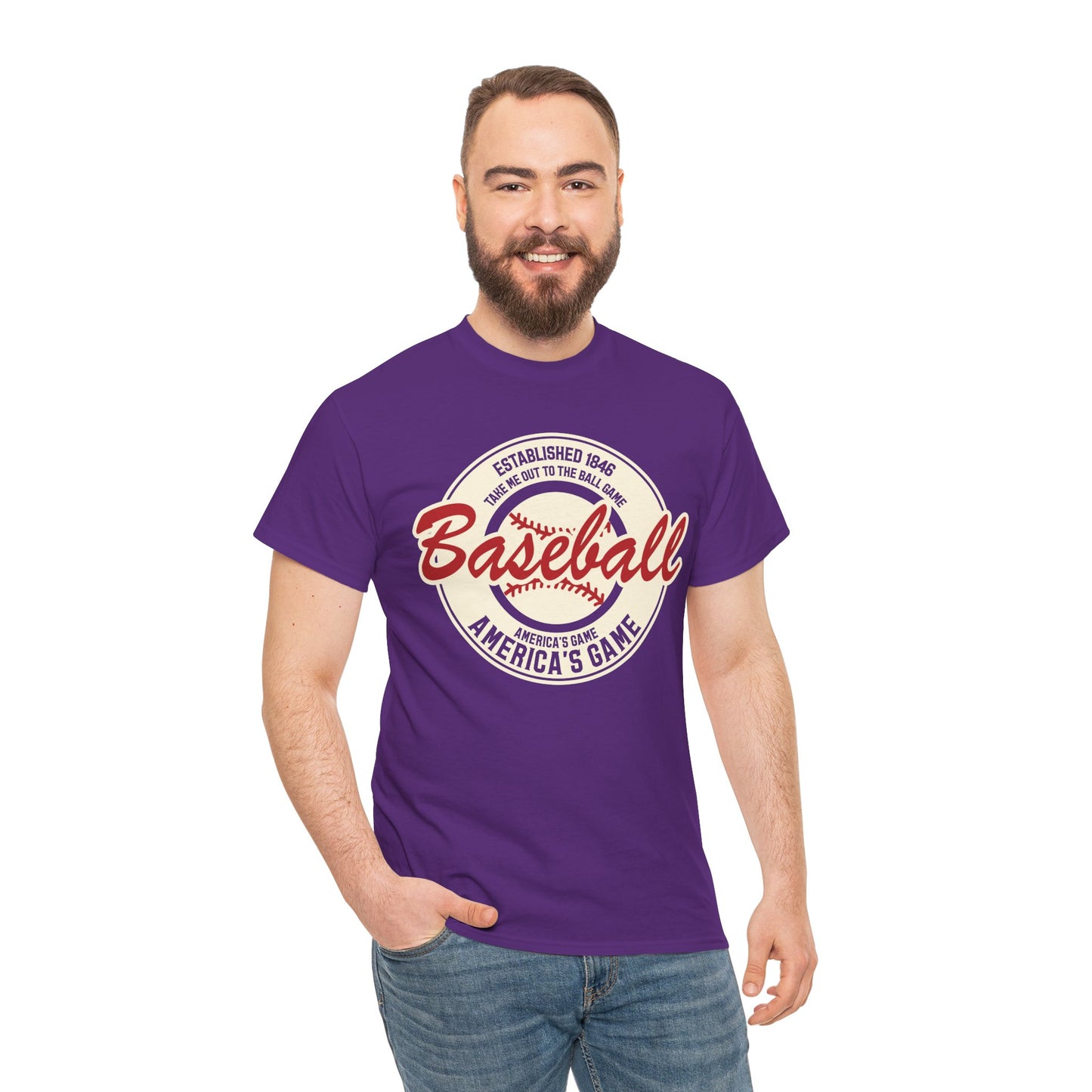 Vintage 'America's Game' Baseball T-Shirt — Retro Baseball Fan Tee