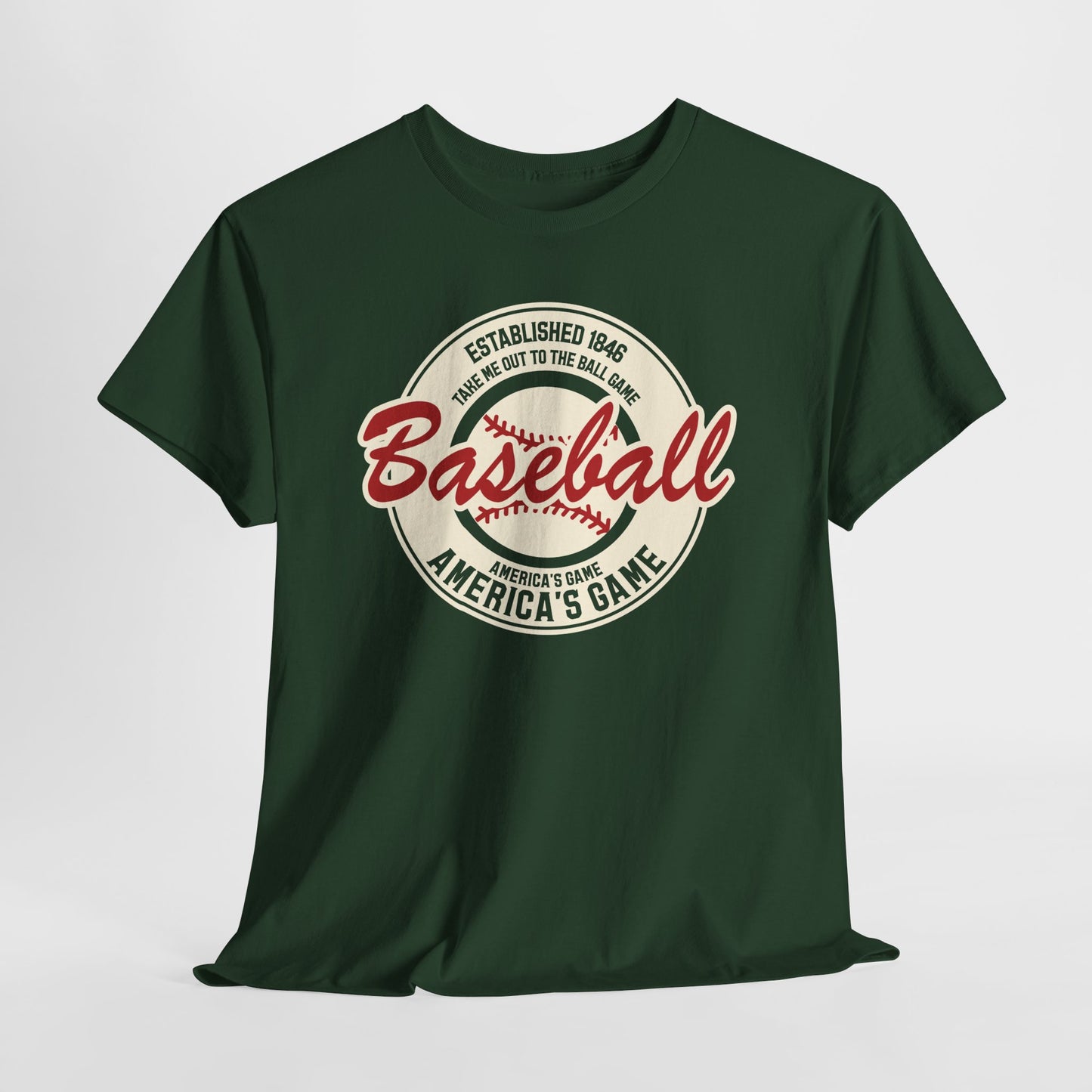 Vintage 'America's Game' Baseball T-Shirt — Retro Baseball Fan Tee