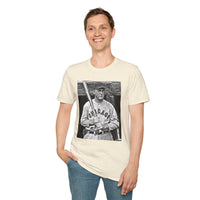 Vintage Cricket Player Photo T-Shirt — Retro Sports Tee