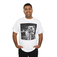 Vintage Baseball Photo T-Shirt – Classic Kneeling Player Graphic Tee