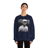 Vintage Baseball Player Sweatshirt - Classic Sports Graphic Crewneck