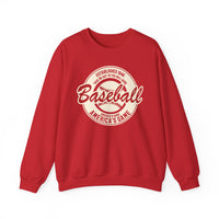 Vintage America's Game Sweatshirt - Classic Baseball Fan Crewneck