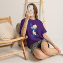 Retro Cartoon Pig 'Just Smile' T-Shirt