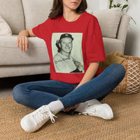 Vintage Baseball Photo T-Shirt — Signed Portrait Graphic Tee