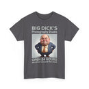 Big Dick's Photography Studio T-Shirt — Funny Novelty Graphic Tee (Open 24 Hours)