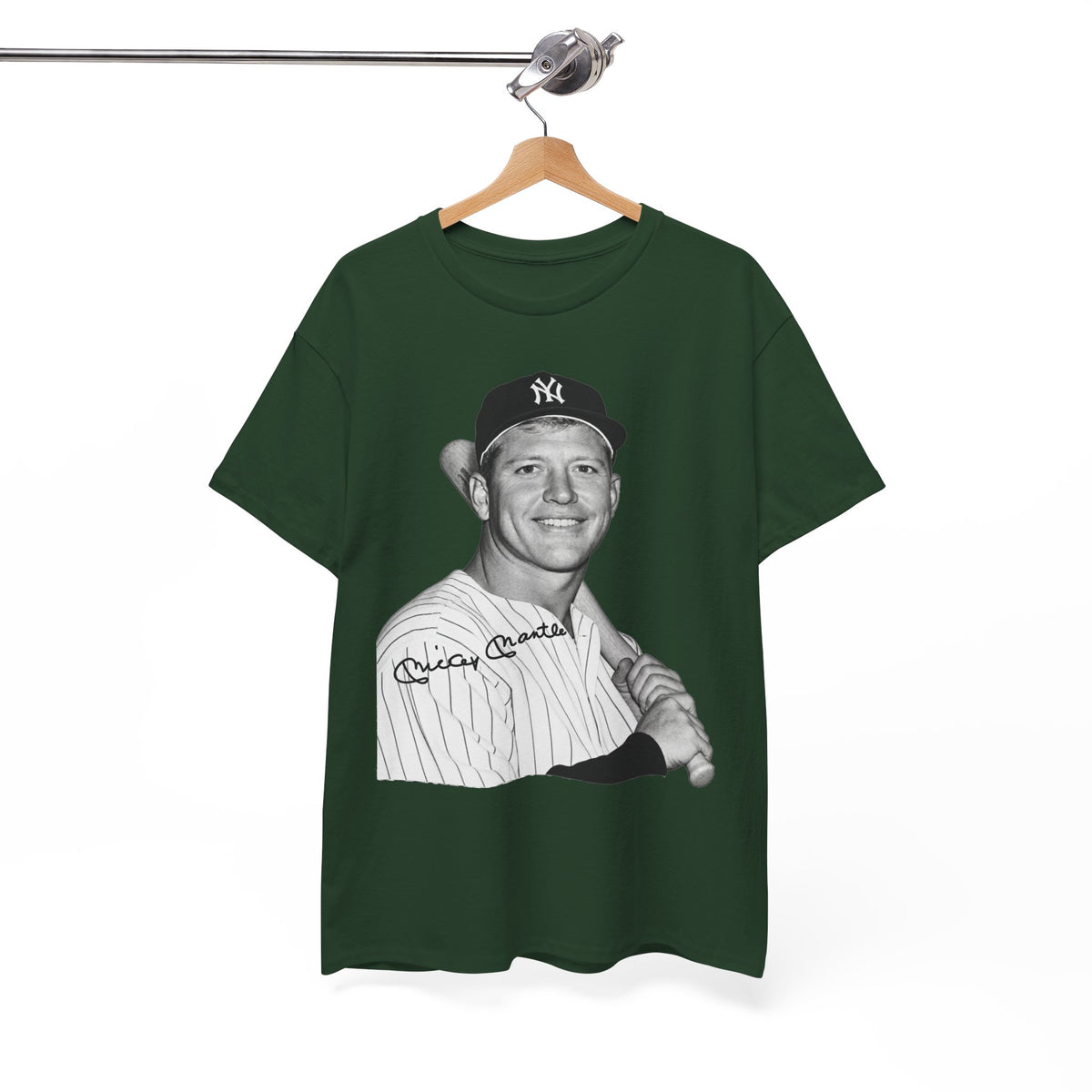 Vintage Baseball T-Shirt – Signed Roger Maris Portrait Tee