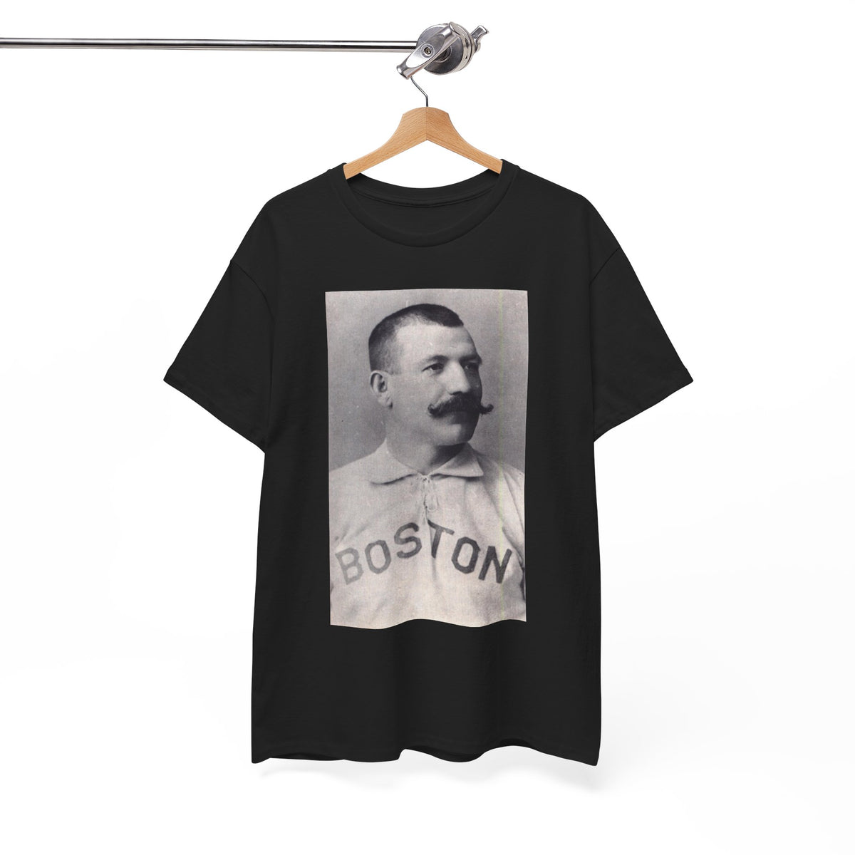Vintage Boston Baseball Portrait T-Shirt – Retro Classic Baseball Graphic Tee