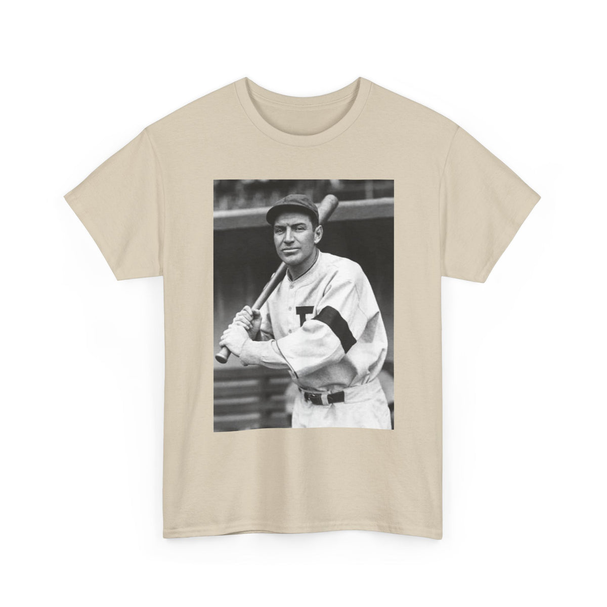 Retro Baseball Player T-Shirt - Old School Black & White Classic Legend Tee